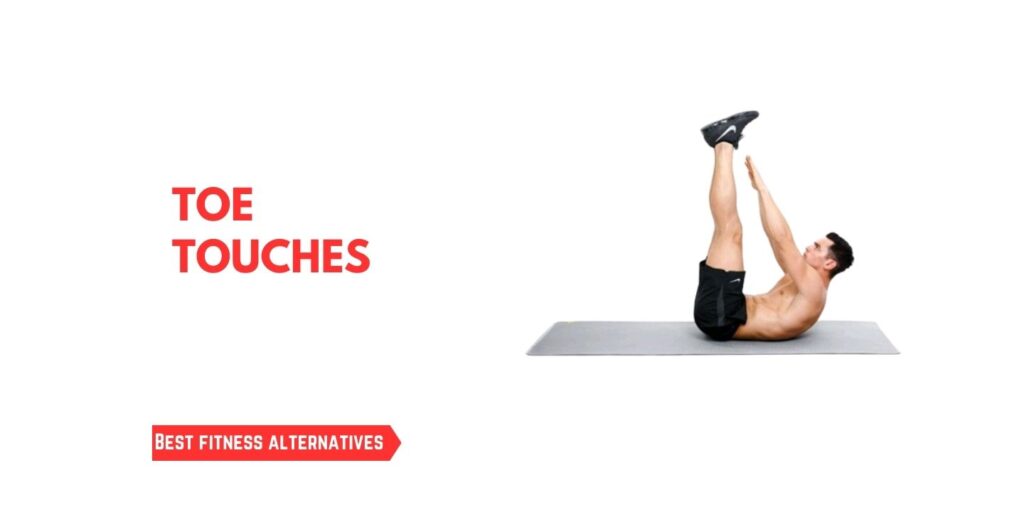 Alternatives to Bicycle Crunches alternatives to toe touches